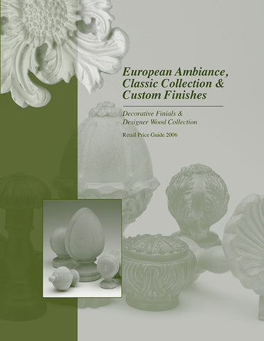 European Ambiance & Classic Collection Price List