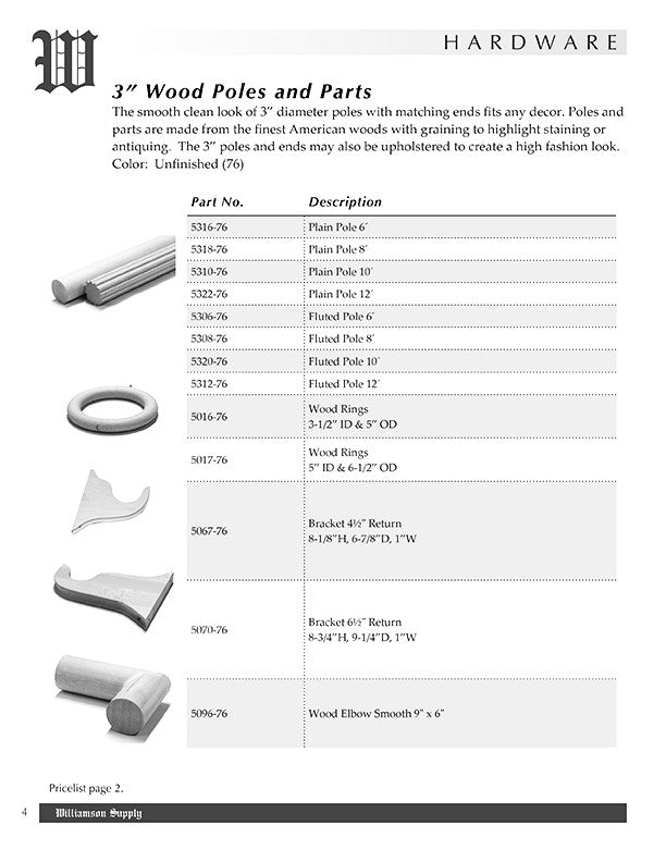 Western Wood Price List 2016 Williamson Supply Co., Inc.